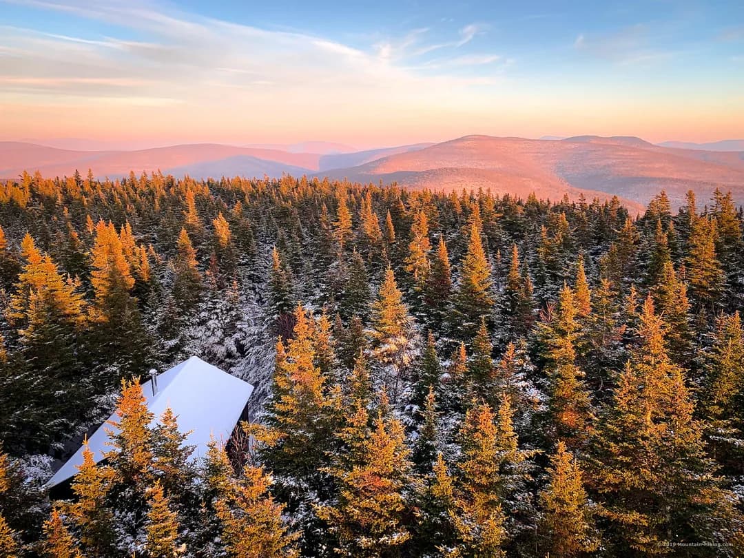 Balsam Mountain trail and landscape