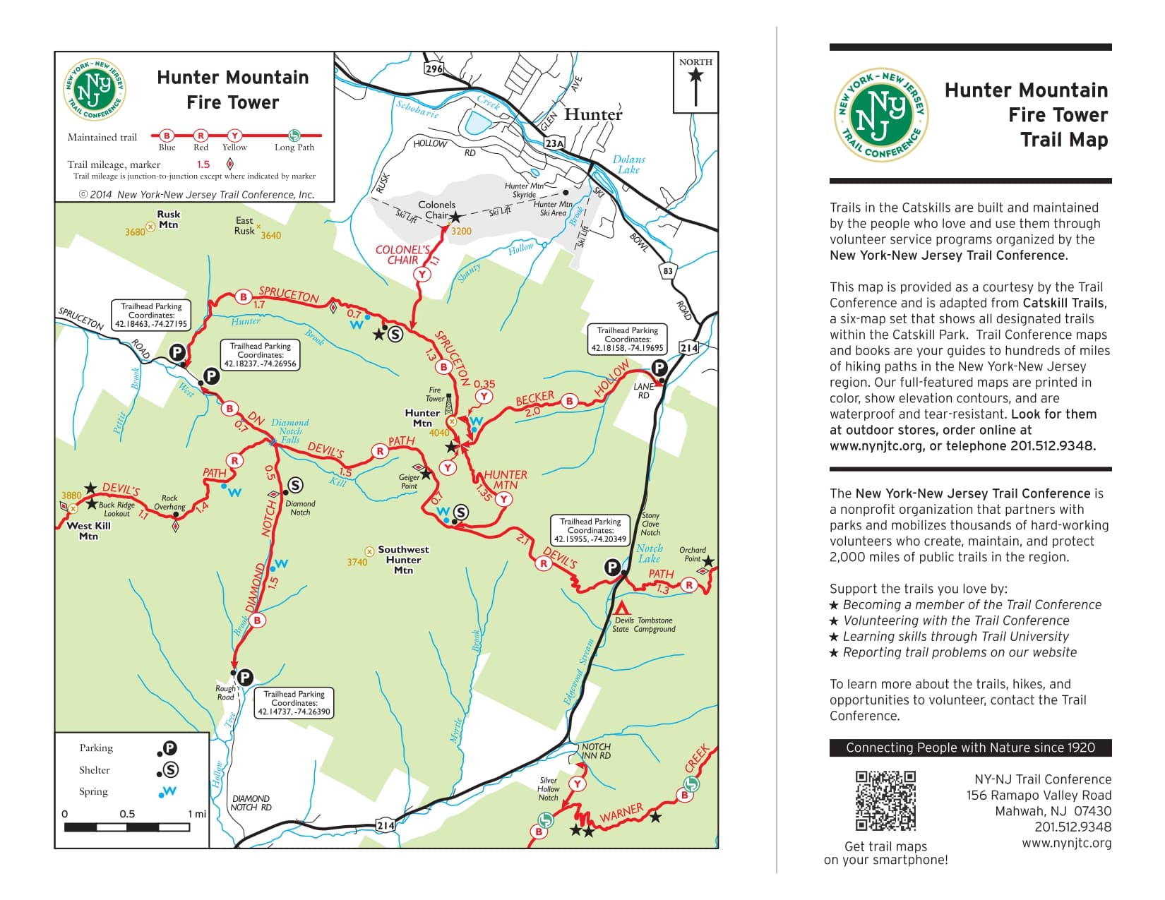 Hunter Mountain Map 1