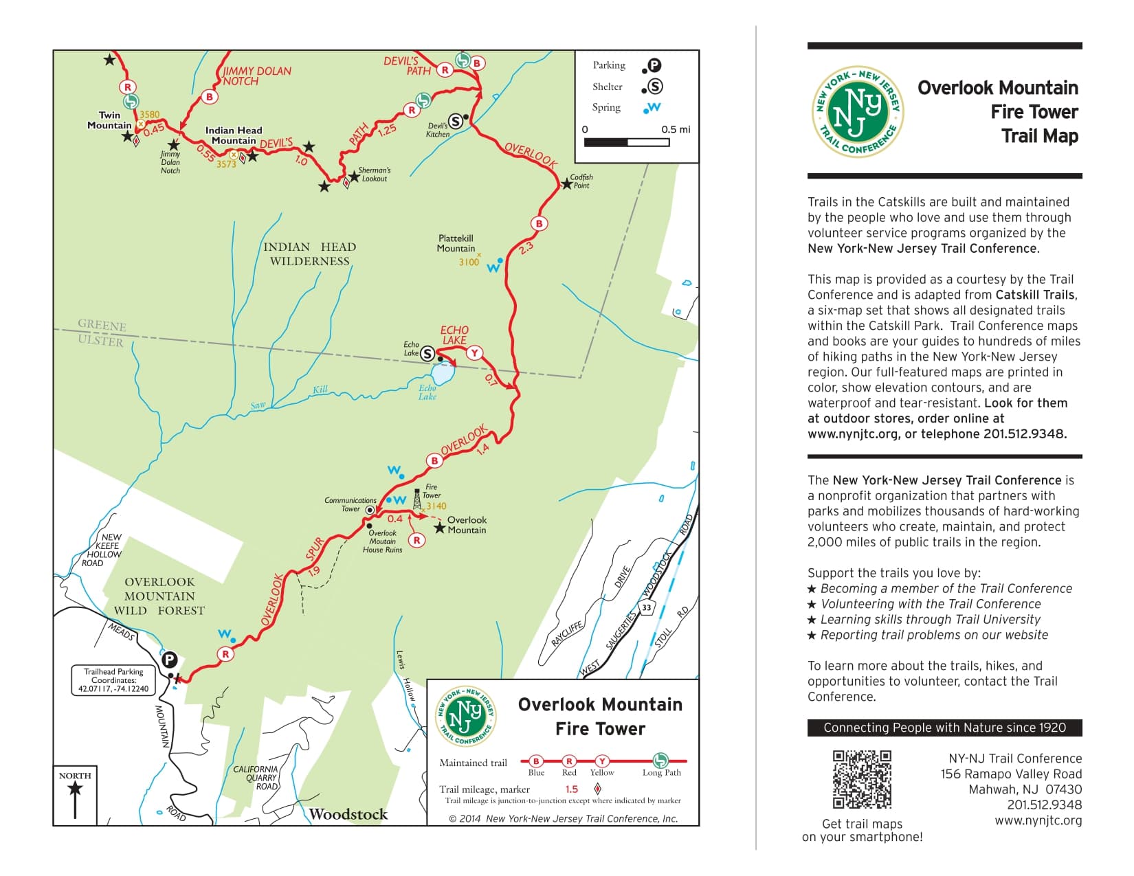 Overlook Mountain Map 1