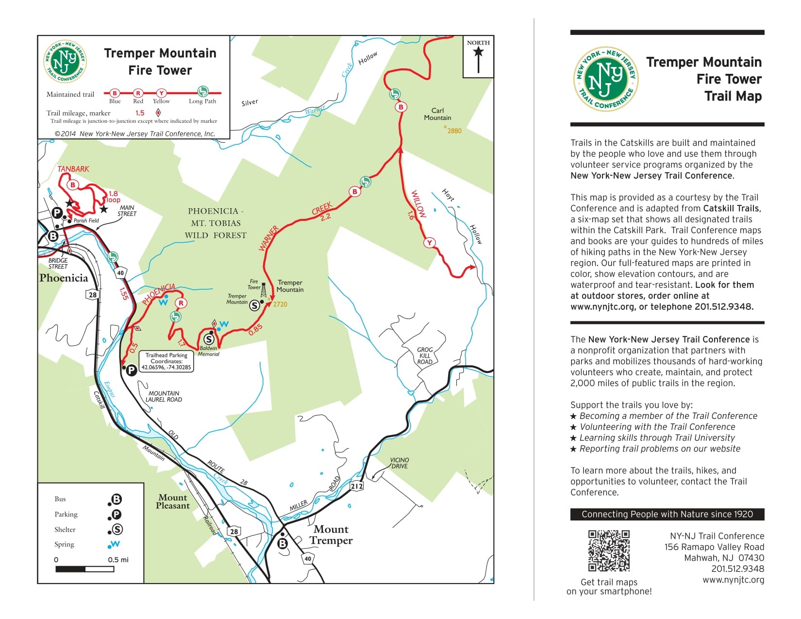 Tremper Mountain Map 1